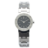 ブルガリ ブルガリブルガリ 腕時計 BB23SS クオーツ ブラック文字盤 ステンレススチール レディース BVLGARI 【中古】